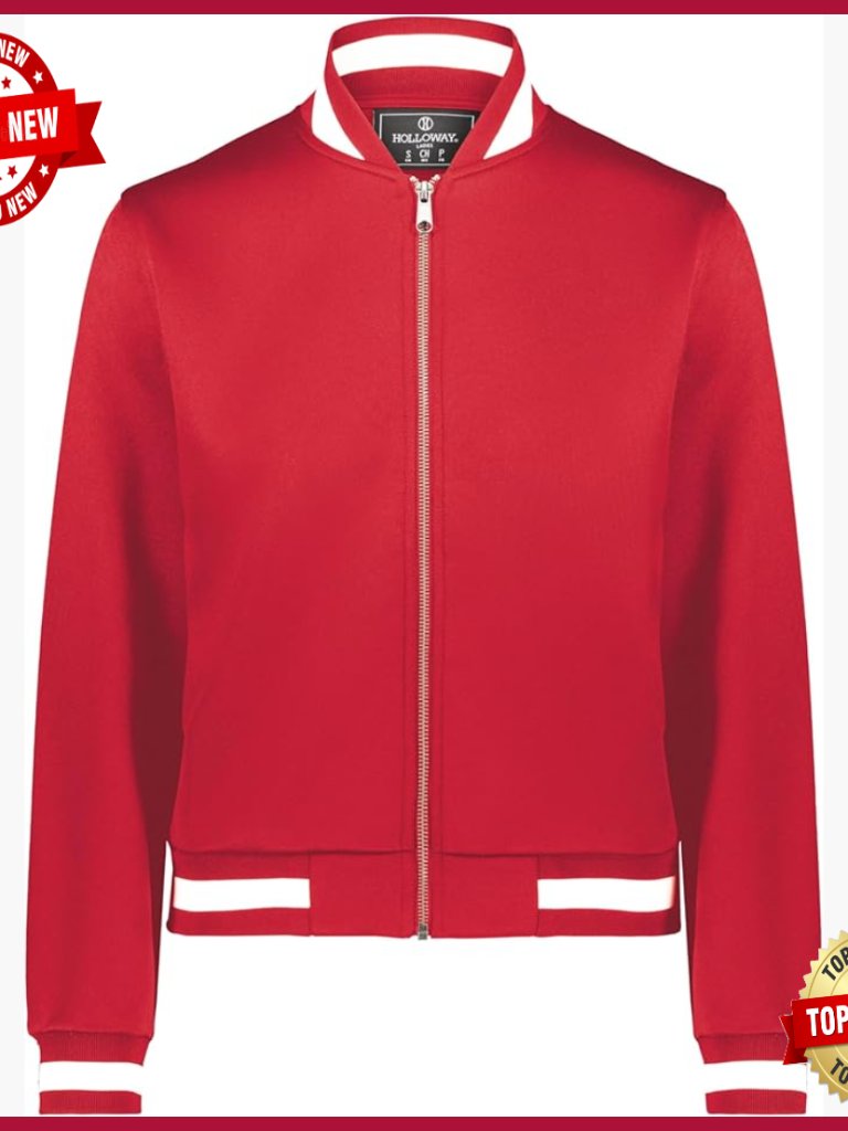 Women's Full Zip Active Jacket With Front Pockets And Ribbed Trim